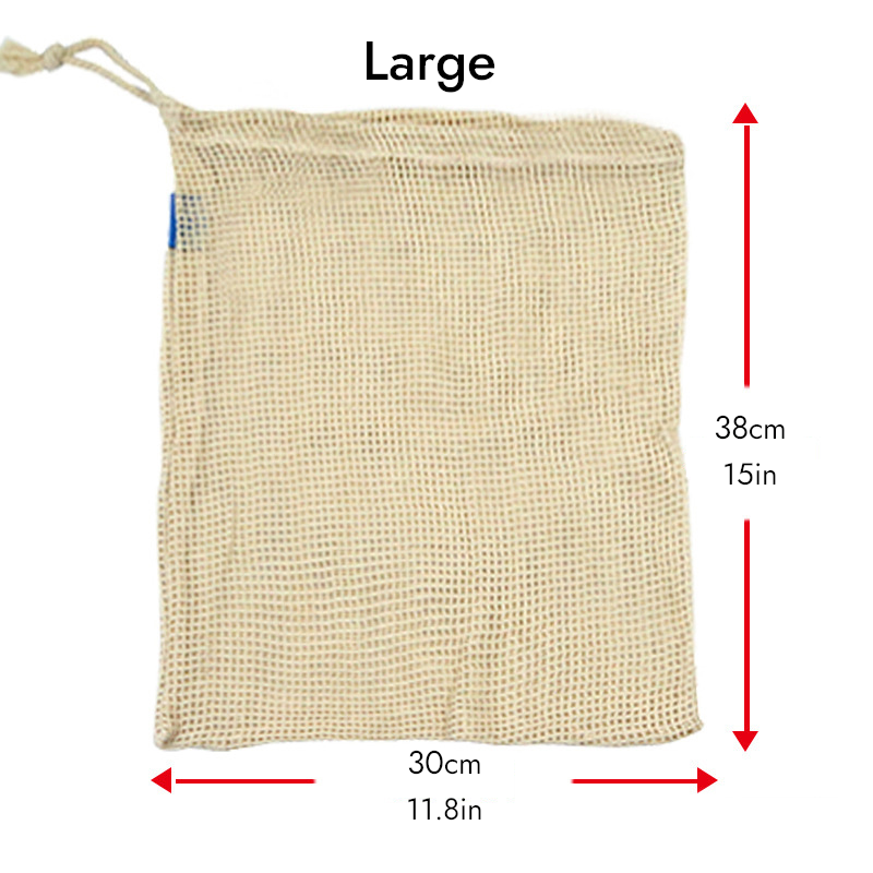 Cotton Fruit and Vegetable Shopping and Storage Bag