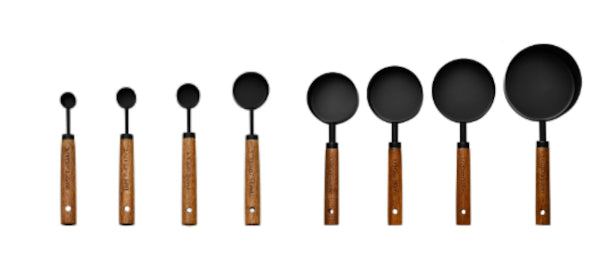 Stainless Steel Measuring Cups and Spoons