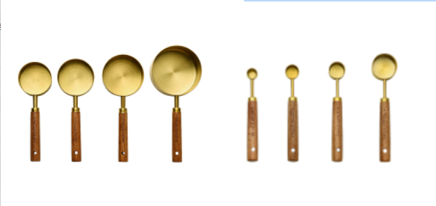 Stainless Steel Measuring Cups and Spoons