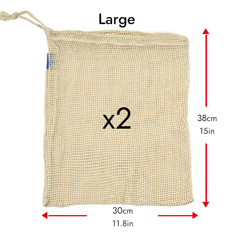 Cotton Fruit and Vegetable Shopping and Storage Bag