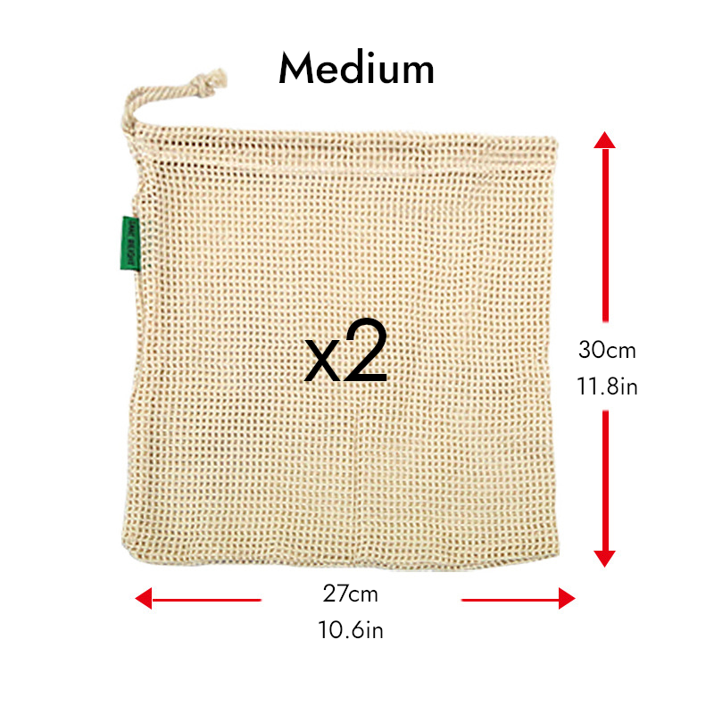 Cotton Fruit and Vegetable Shopping and Storage Bag