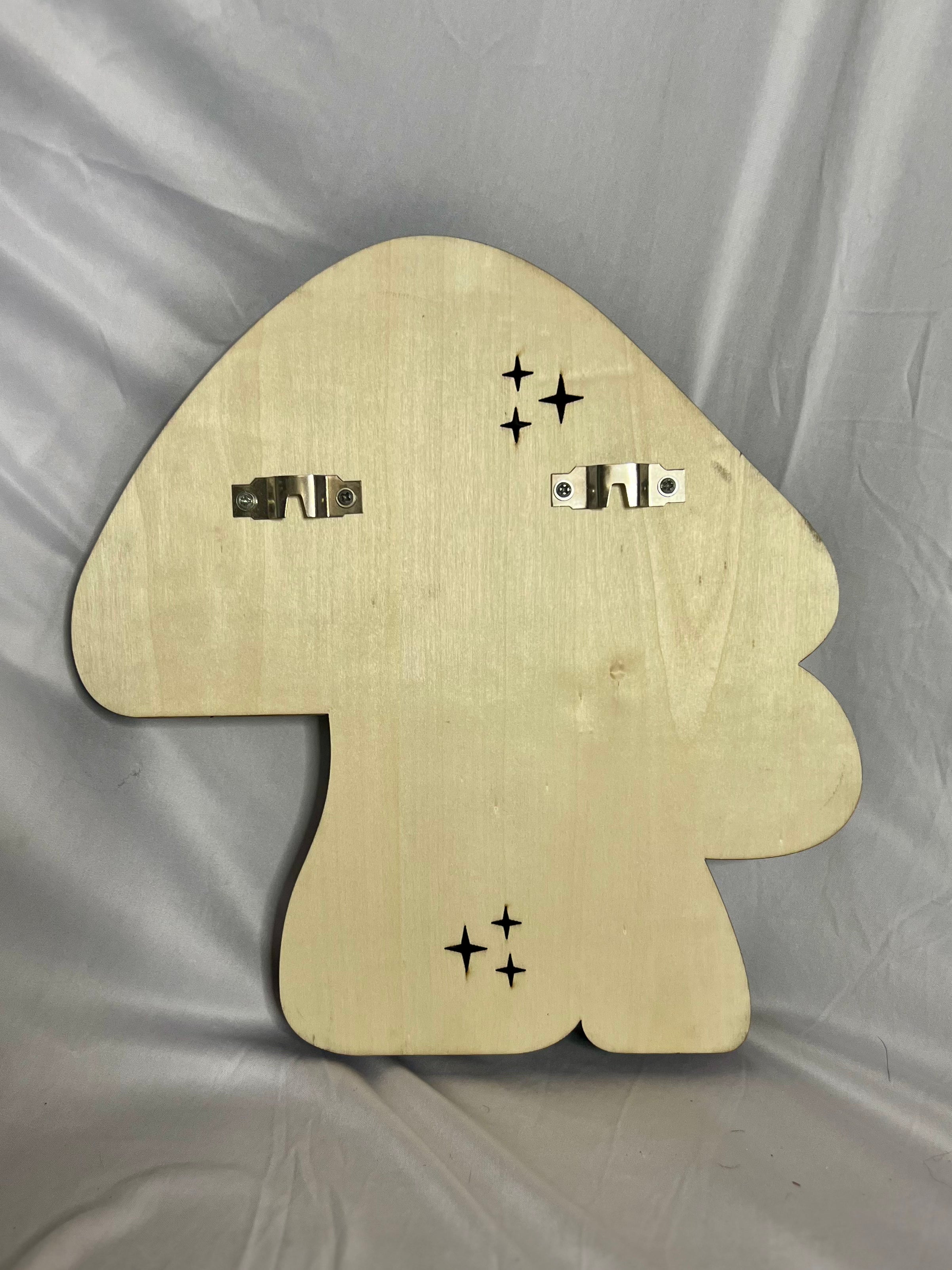 Wooden Mushroom Storage Rack