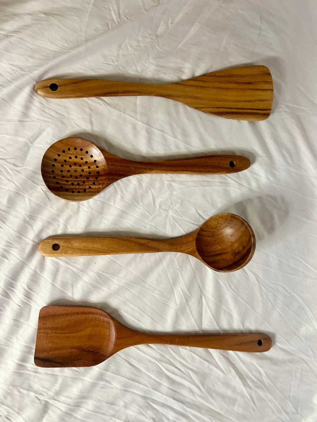 Teak Wood Kitchenware Utensil Set